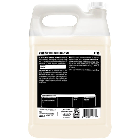 Meguiar's Synthetic X-Press Spray Wax - 1 Gallon [D15601]