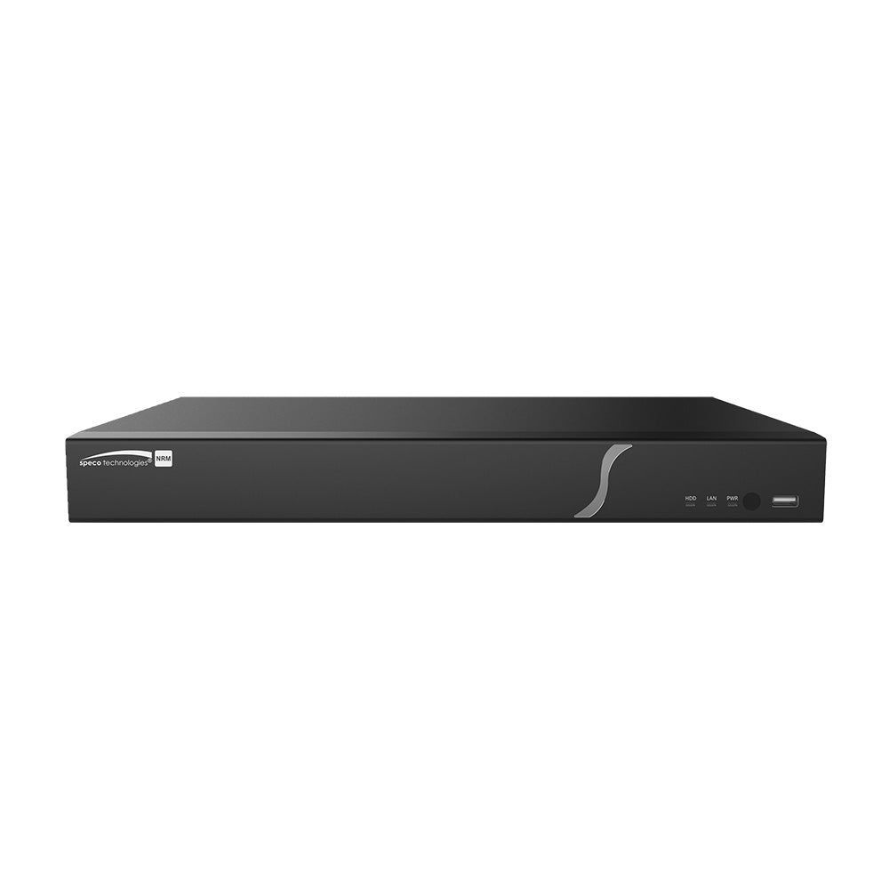 Speco 4-Channel 4K H.265 NVR w/POE  1 SATA - NDAA - 2TB [N4NRM2TB]
