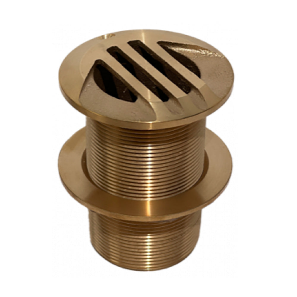 GROCO 2-1/2" Slotted Hi Speed Thru-Hull w/Nut [HSSLTH-2000-W]