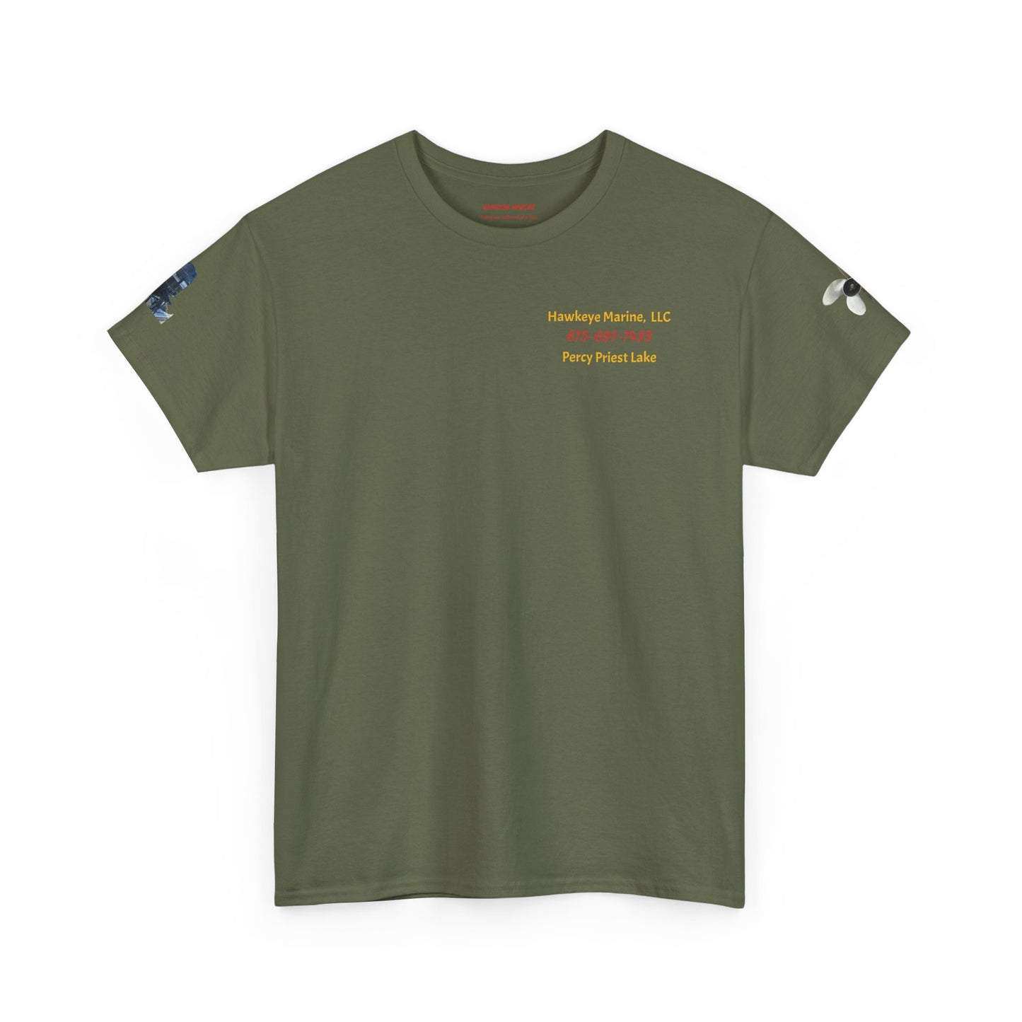 Hawkeye Marine Mercury printed -Unisex Heavy Cotton Tee