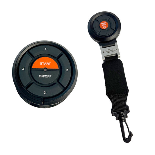 CoastKey Premium Plus Single Mercury Engine Keyless Ignition w/Keyless Stop/Start, Remote Stop/Start, Ecos Rem Trim/Tilt [C0113]