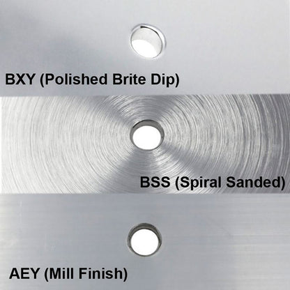 TACO Round Pad 3-Hole Mill Finish - 4-1/2" [F32-4345AEY]