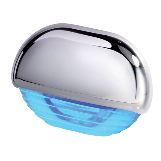 Hella Marine Blue LED Easy Fit Step Light - Polished 315 Stainless Steel Cap [958126131]