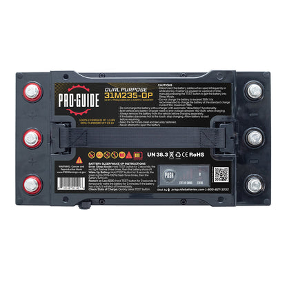 Pro-Guide Alpha Series Lithium Battery - 12V - 235AH - Group 31 (Tall) [31M235-DP]