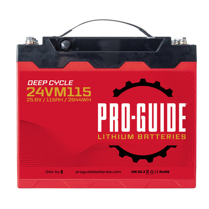 Pro-Guide Alpha Series Lithium Battery - 24V - 115AH - Group 31 (Tall) [24VM115]