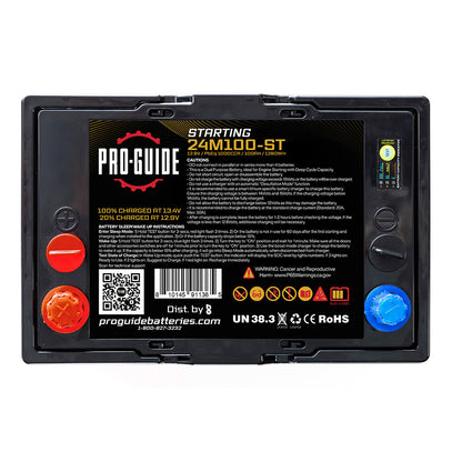 Pro-Guide Signature Series Lithium Starting Battery - 12V - 100AH - Group 24 [24M100-ST]