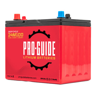 Pro-Guide Signature Series Lithium Battery - 12V - 100AH - Group 24 [24M100]