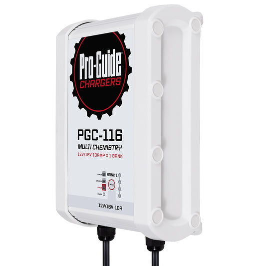 Pro-Guide 1 Bank On-Board Battery Charger - 12V/16V - 10-Amp [PGC-116]