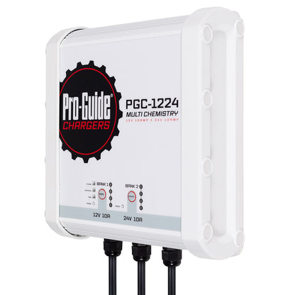 Pro-Guide 2 Bank On-Board Battery Charger - (1) 12V / (1) 24V - 20-Amp [PGC-1224]