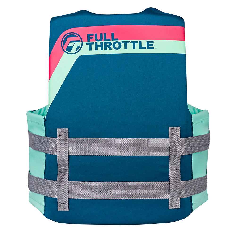 Full Throttle Adult Rapid-Dry Life Jacket - S/M - Aqua [142100-505-030-27]