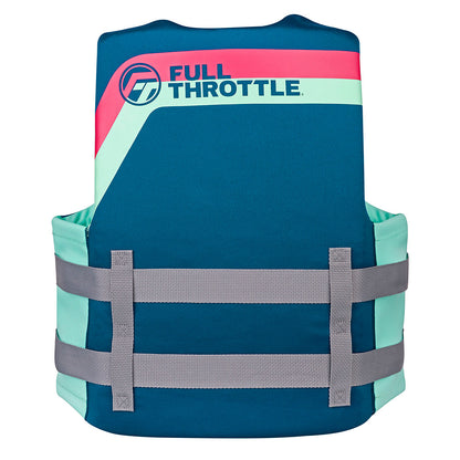 Full Throttle Adult Rapid-Dry Life Jacket - S/M - Aqua [142100-505-030-27]