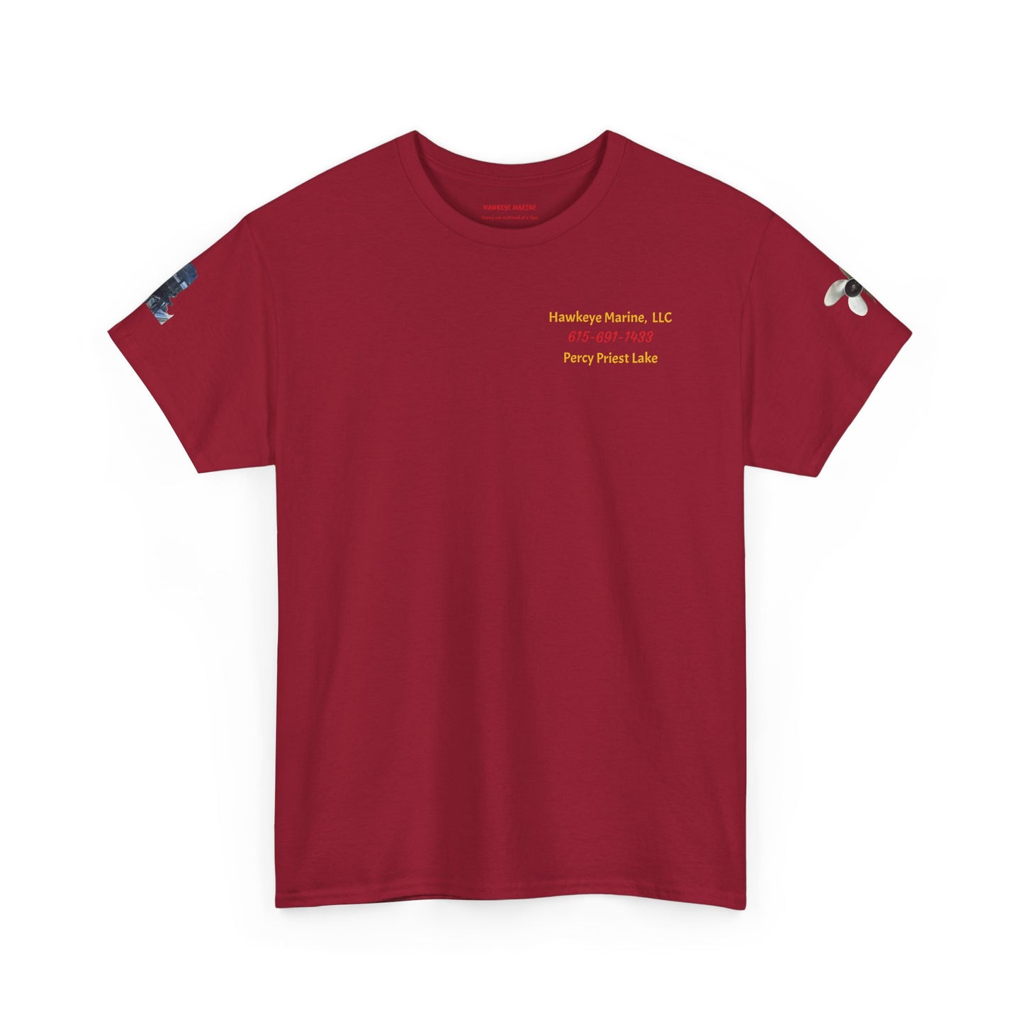 Hawkeye Marine Mercury printed -Unisex Heavy Cotton Tee