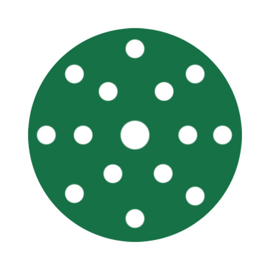 RUPES PROCUT Film Abrasive Discs 150mm (6") - 15 Holes - P2000 Grit *Box of 50pcs [9.45FD2000]