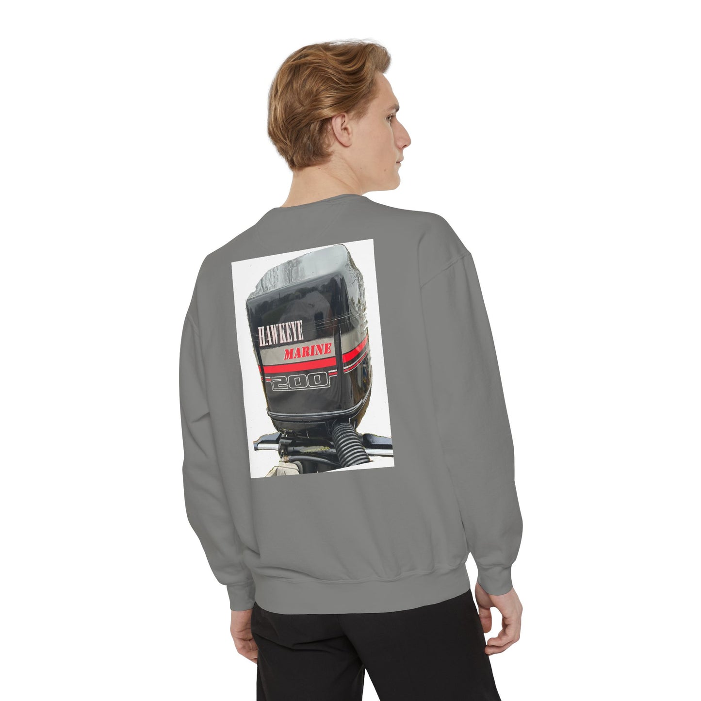 Hawkeye Marine - Unisex Garment-Dyed Sweatshirt