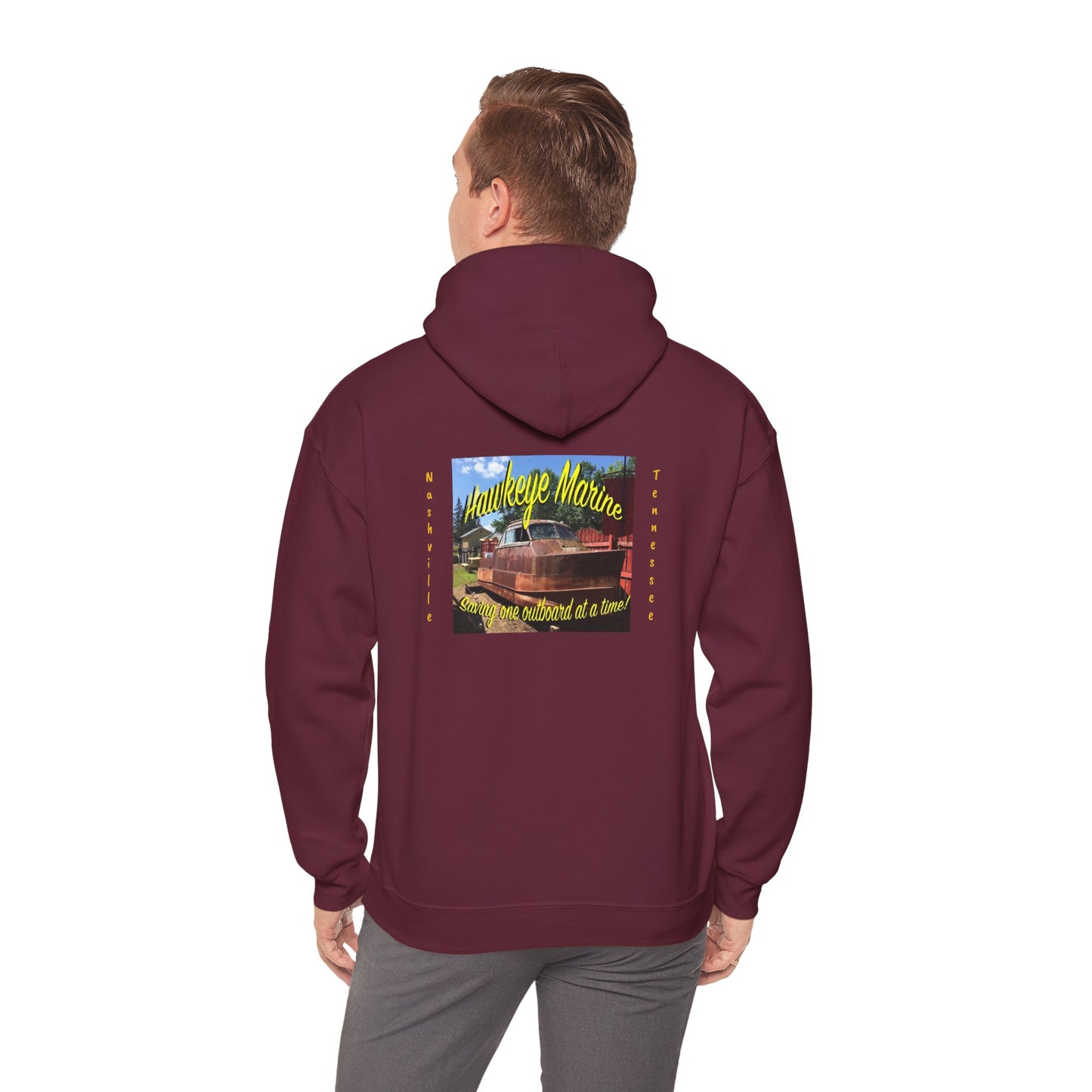 Hawkeye Marine printed - Unisex Heavy Blend™ Hooded Sweatshirt