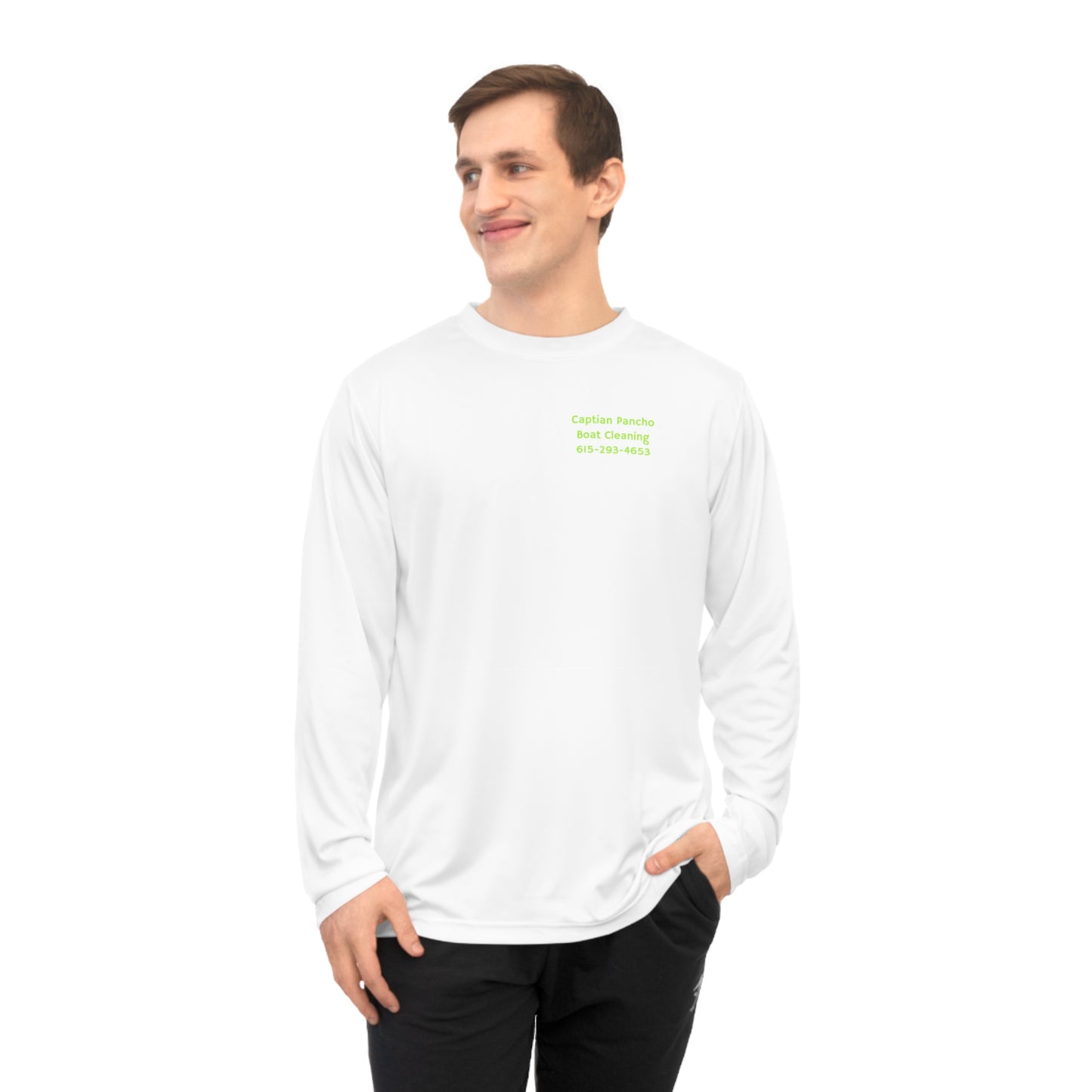 Pancho Performance Long Sleeve Shirt — Boat Cleaning for my friend Pancho Tee