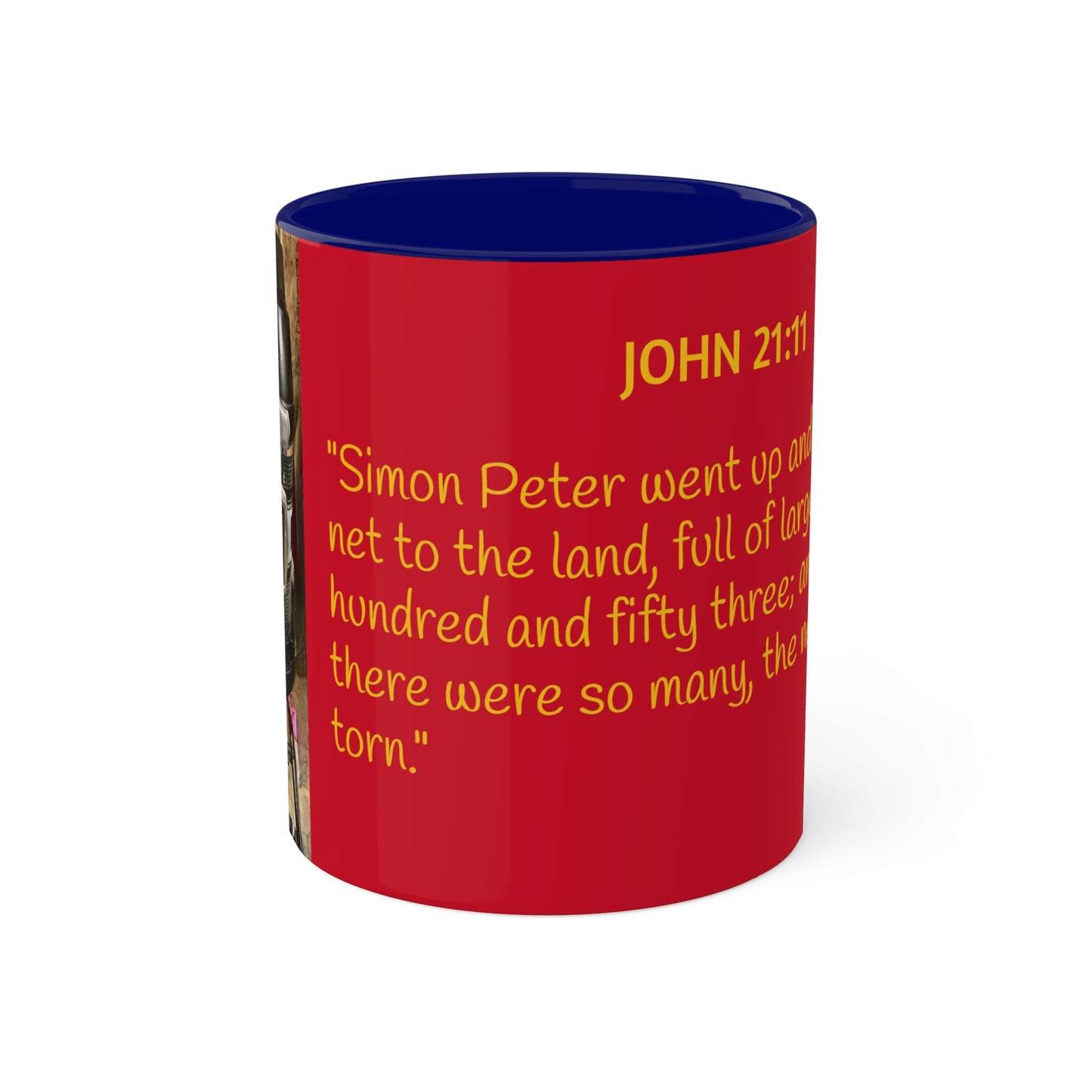 Hawkeye Marine - John 21:11 Colorful Mugs, 11oz