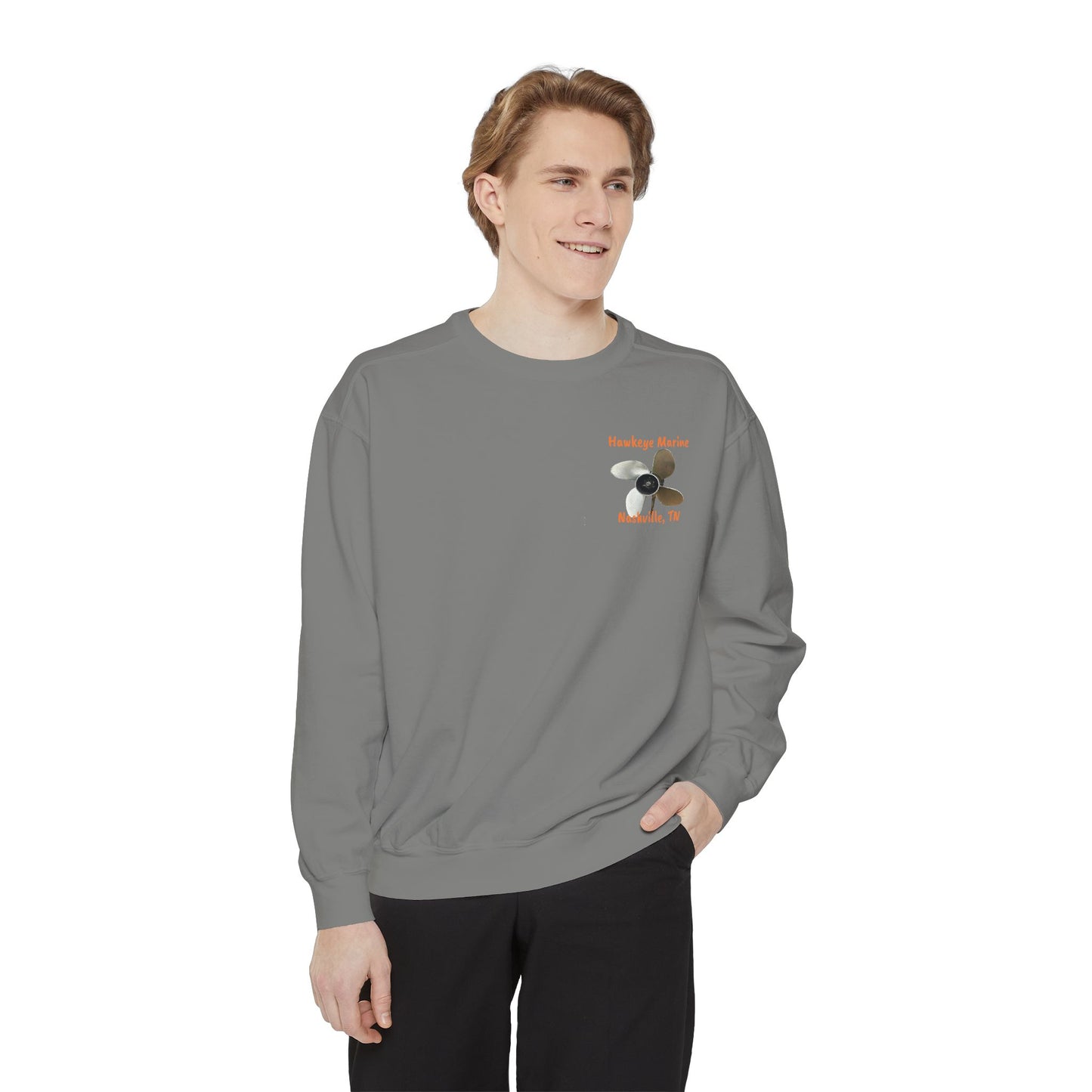 Hawkeye Marine - Unisex Garment-Dyed Sweatshirt