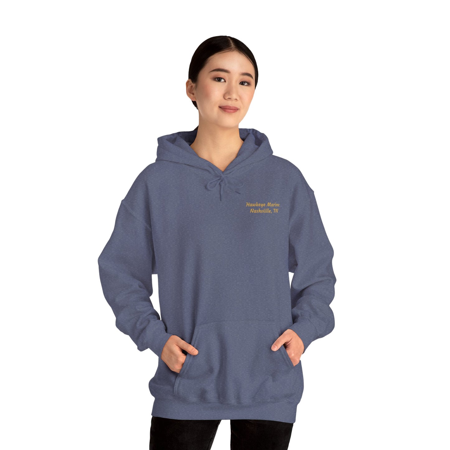 Hawkeye Marine printed - Unisex Heavy Blend™ Hooded Sweatshirt