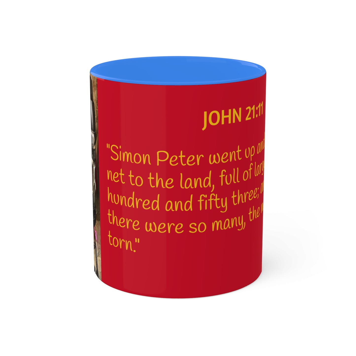 Hawkeye Marine - John 21:11 Colorful Mugs, 11oz