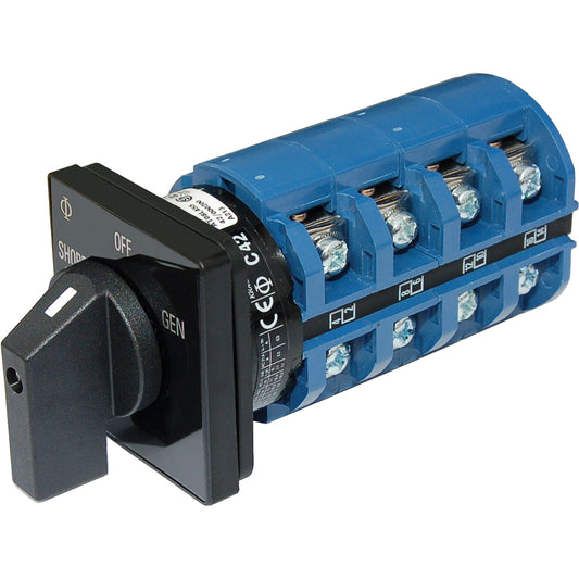 Blue Sea 9093 Interruptor AC 120 + 120/240VAC APAGADO+2 Posiciones [9093]