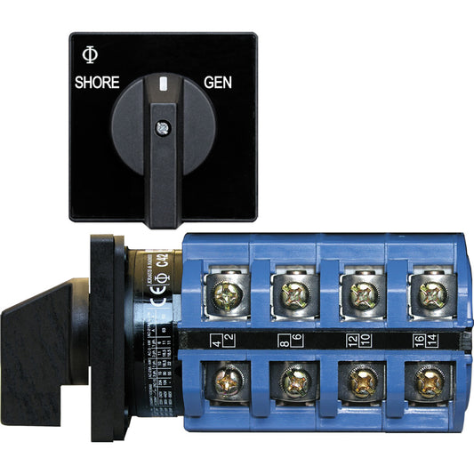 Interruptor Blue Sea 6337, CA 120 V CA 30 A APAGADO + 2 posiciones [6337]