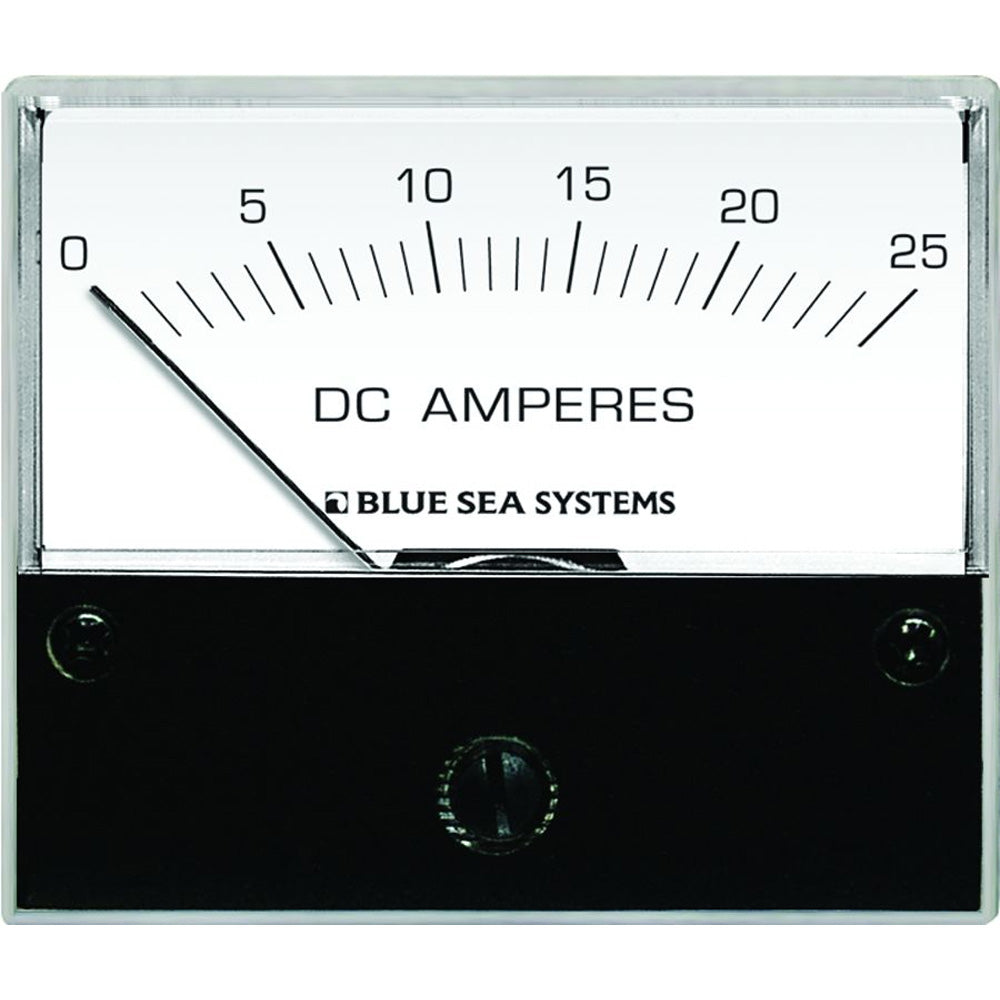 Amperímetro analógico de CC Blue Sea 8005 - Cara de 2-3/4", 0-25 amperios CC [8005]