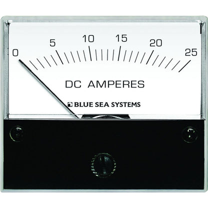 Amperímetro analógico de CC Blue Sea 8005 - Cara de 2-3/4", 0-25 amperios CC [8005]