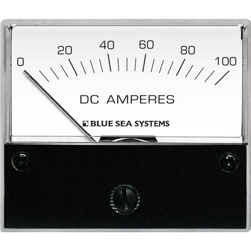 Amperímetro analógico de CC Blue Sea 8017 - Cara de 2-3/4", 0-100 amperios CC [8017]