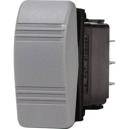 Blue Sea 8234 Water Resistant Contura III Switch - (ON)-OFF-(ON) - Grey [8234]
