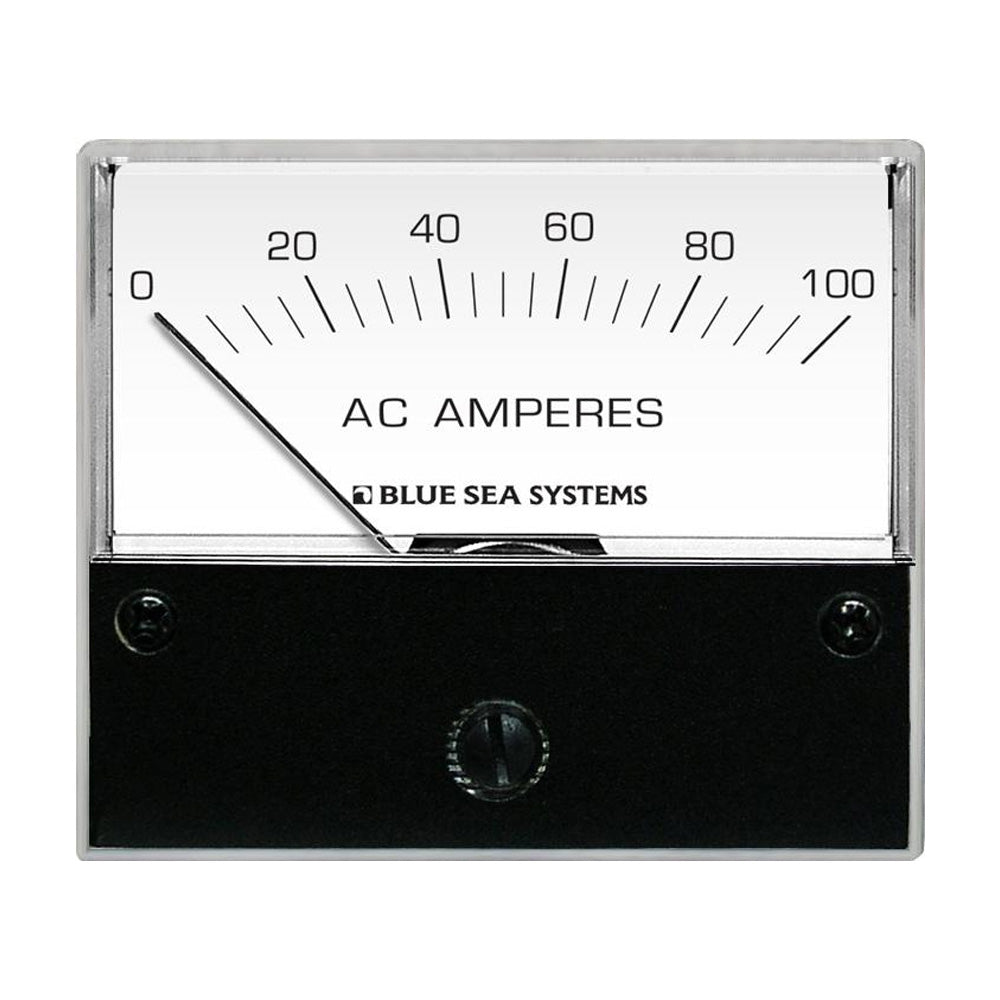 Amperímetro analógico de CA Blue Sea 8258 - Cara de 2-3/4", 0-100 amperios CA [8258]