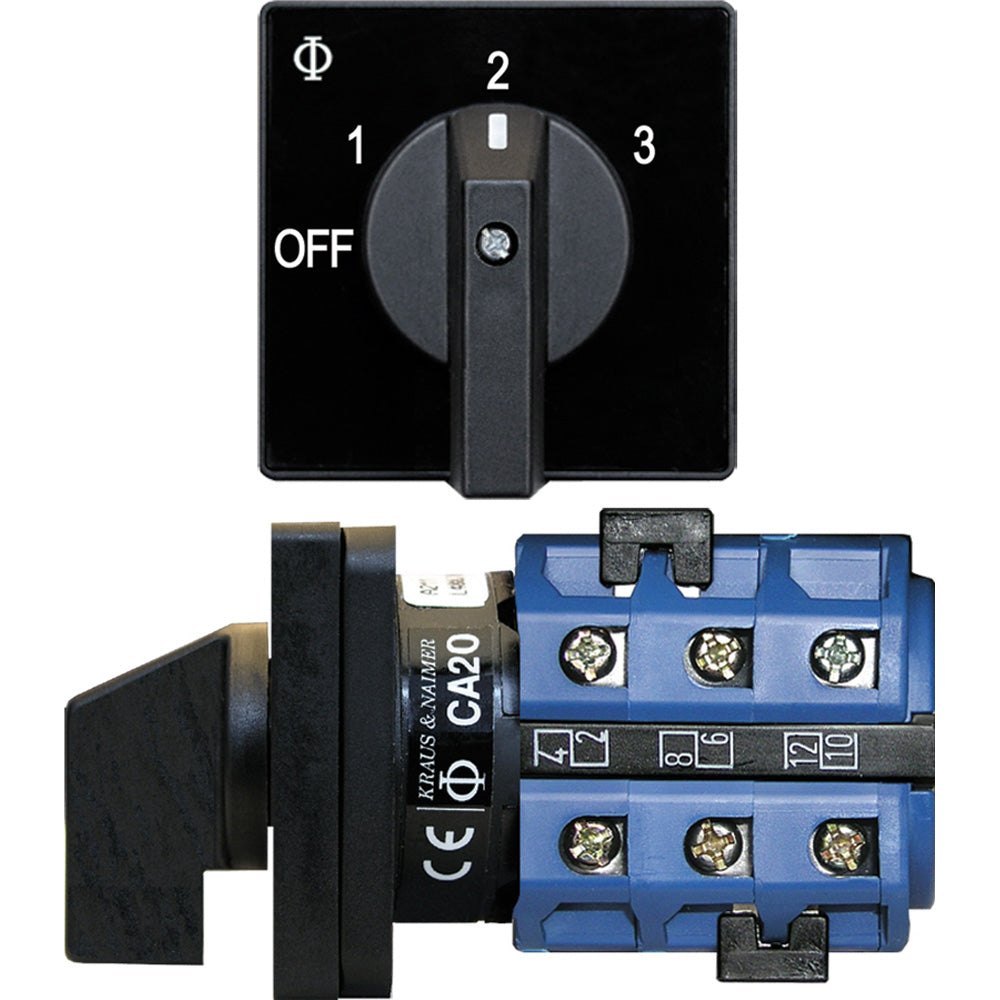 Interruptor Blue Sea 9010, AV 120VAC 32A APAGADO +3 posiciones [9010]