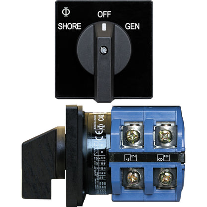 Interruptor Blue Sea 9011, AV 120VAC 65A APAGADO +2 posiciones [9011]