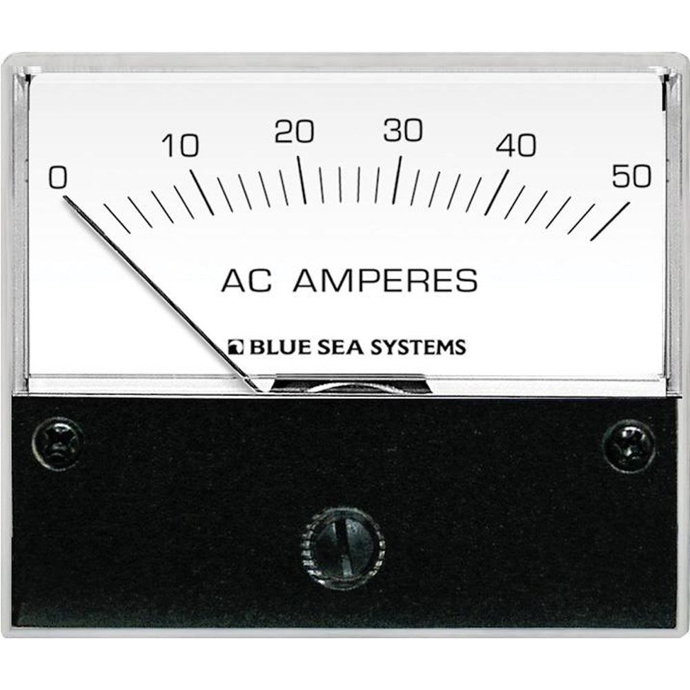 Amperímetro analógico de CA Blue Sea 9630 0-50 amperios CA [9630]