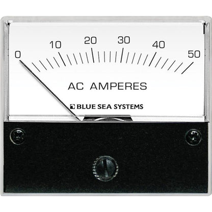 Amperímetro analógico de CA Blue Sea 9630 0-50 amperios CA [9630]