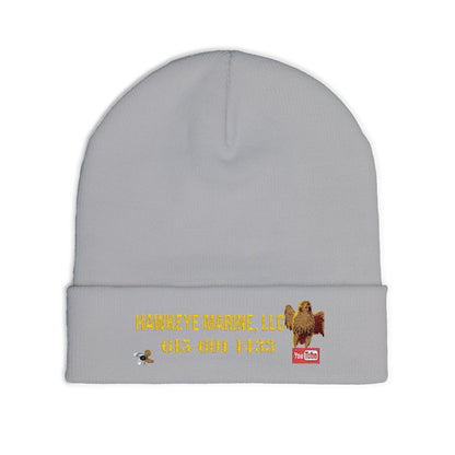 Embroidered Knit Beanie — Hawkeye Marine LLC Logo & Phone Number