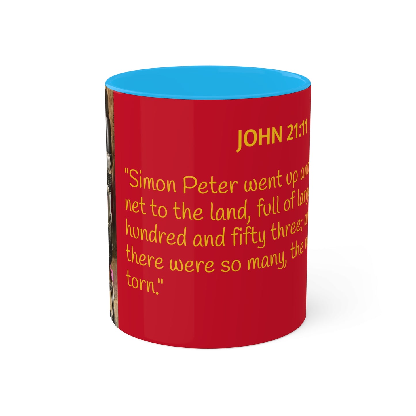 Hawkeye Marine - John 21:11 Colorful Mugs, 11oz