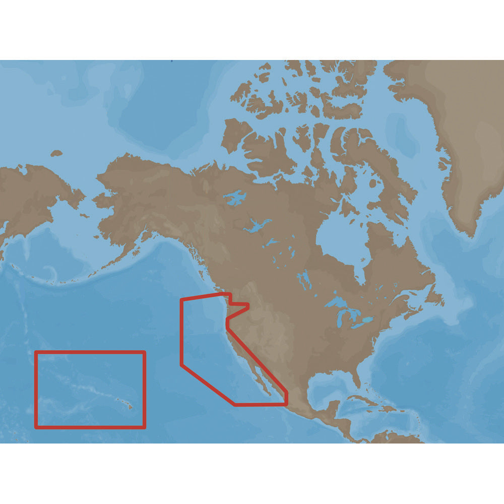 C-MAP MAX NA-M024 - U.S. West Coast & Hawaii - C-Card [NA-M024C-CARD]