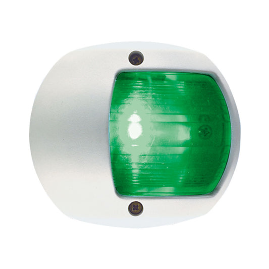 Luz lateral LED Perko - Verde - 12 V - Carcasa de plástico blanca [0170WSDDP3]