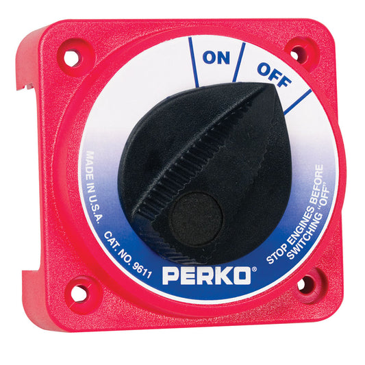 Perko 9611DP Interruptor de desconexión de batería principal compacto de servicio mediano [9611DP]