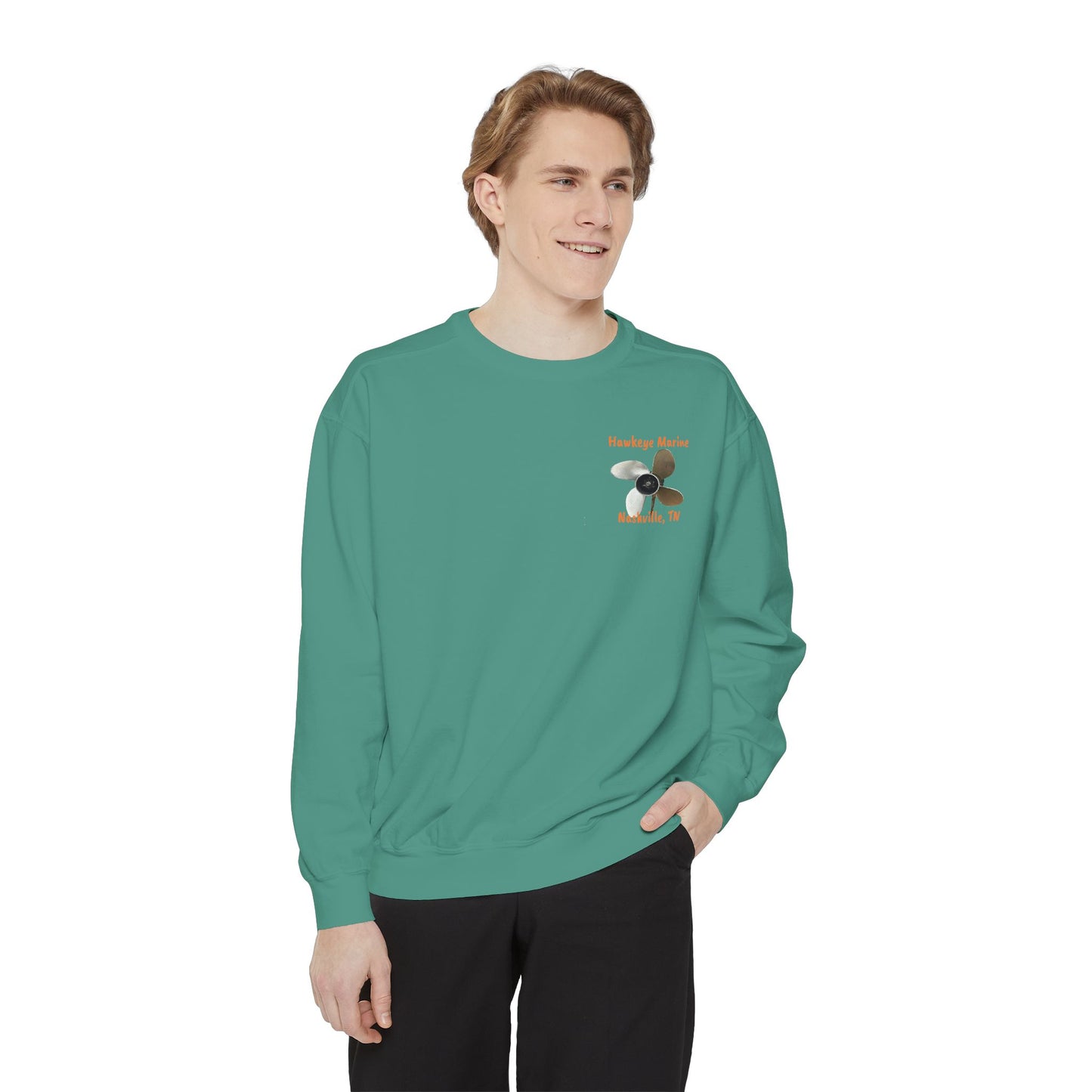 Hawkeye Marine - Unisex Garment-Dyed Sweatshirt