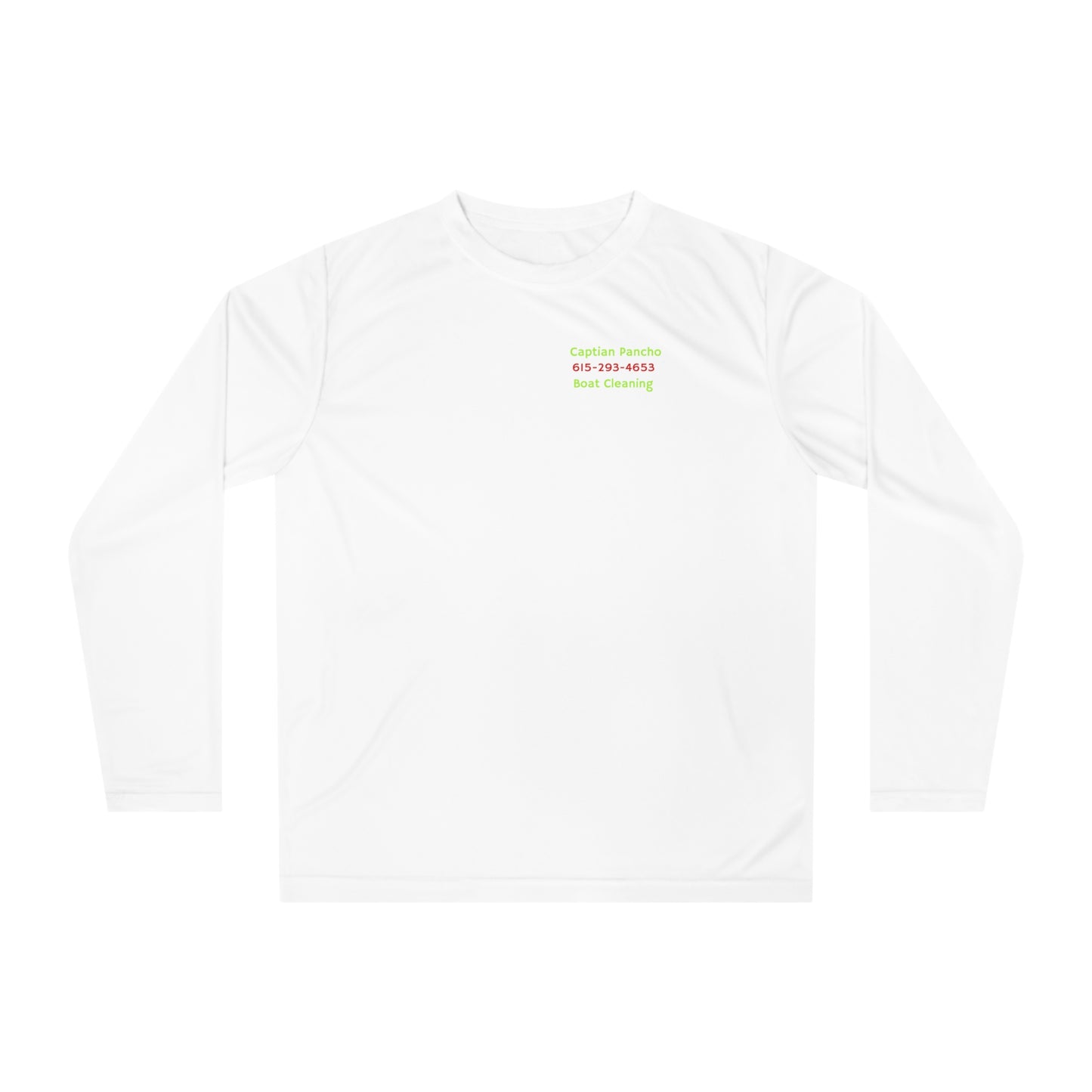 Pancho Performance Long Sleeve Shirt — Boat Cleaning for my friend Pancho Tee