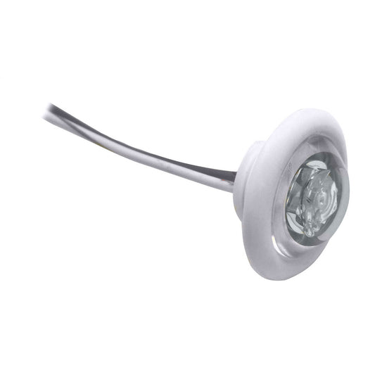 Iluminación innovadora LED para mamparo/luz para vivero "The Shortie" LED blanco con ojal blanco [011-5540-7]