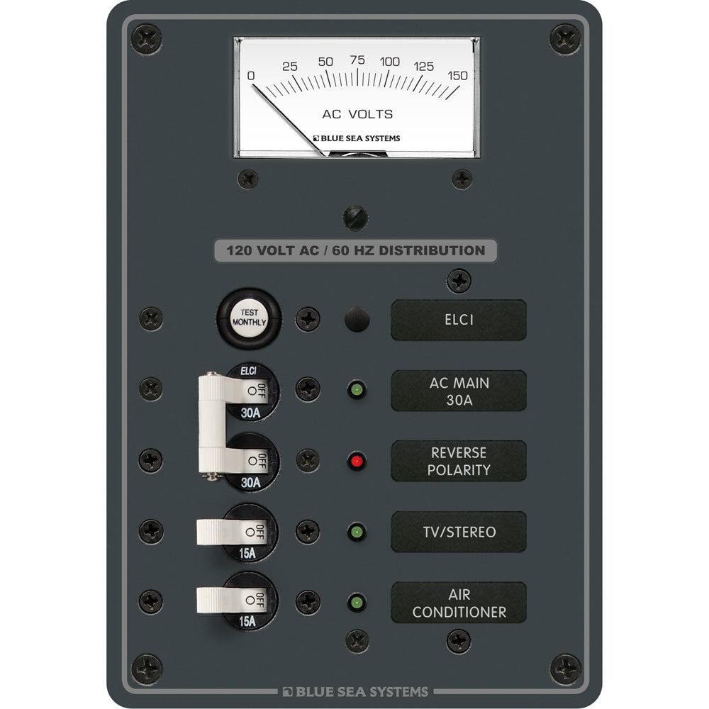 Blue Sea 8102 ELCI GFCI Panel AC 2 posiciones [8102]