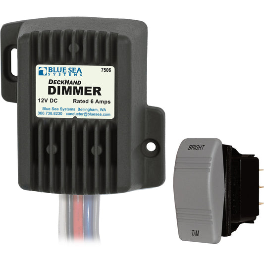 Atenuador manual para cubierta Blue Sea 7506 - 6 amperios/12 V [7506]