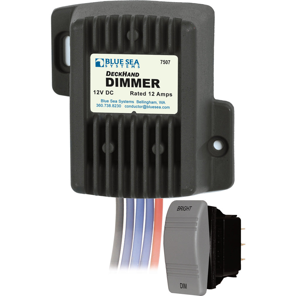 Atenuador manual para cubierta Blue Sea 7507 - 12 amperios/12 V [7507]