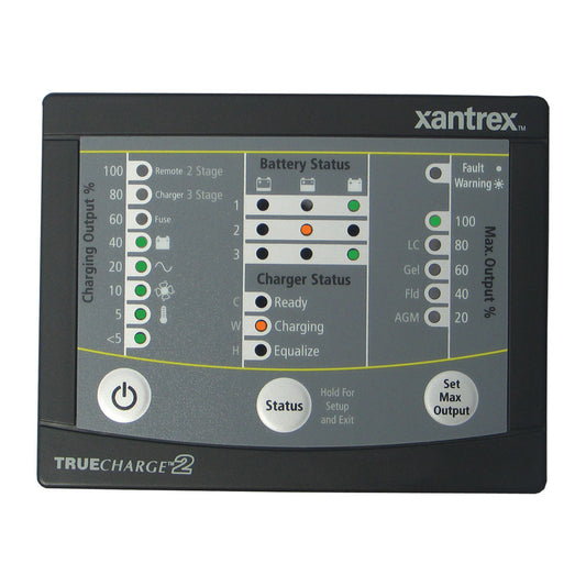 Panel remoto Xantrex TRUECHARGE2 f/20, 40 y 60 AMP (solo para cargadores TC2 de segunda generación) [808-8040-01]