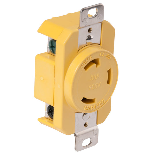 Receptáculo Marinco 305CRR 30A - Amarillo - 125V [305CRR]