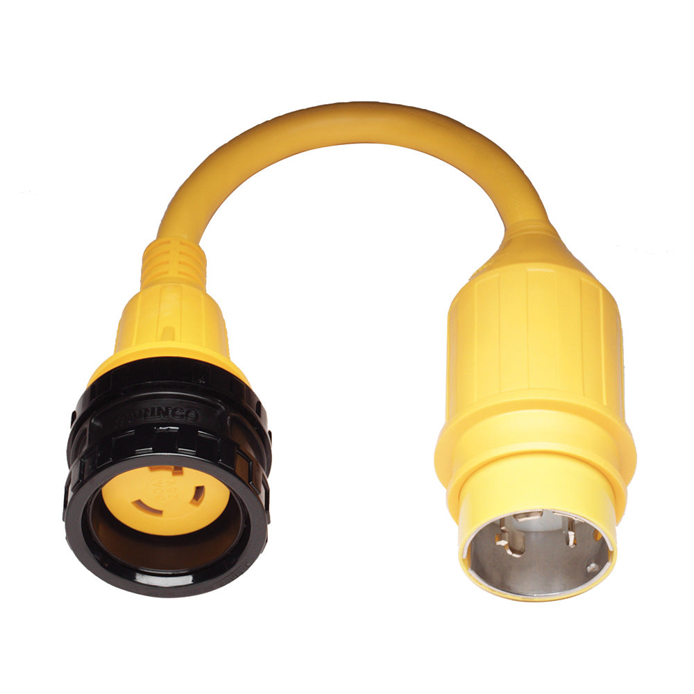 Adaptador Marinco Pigtail, bloqueo de 30 A a bloqueo de 50 A [121A]