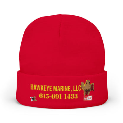 Embroidered Knit Beanie — Hawkeye Marine LLC Logo & Phone Number